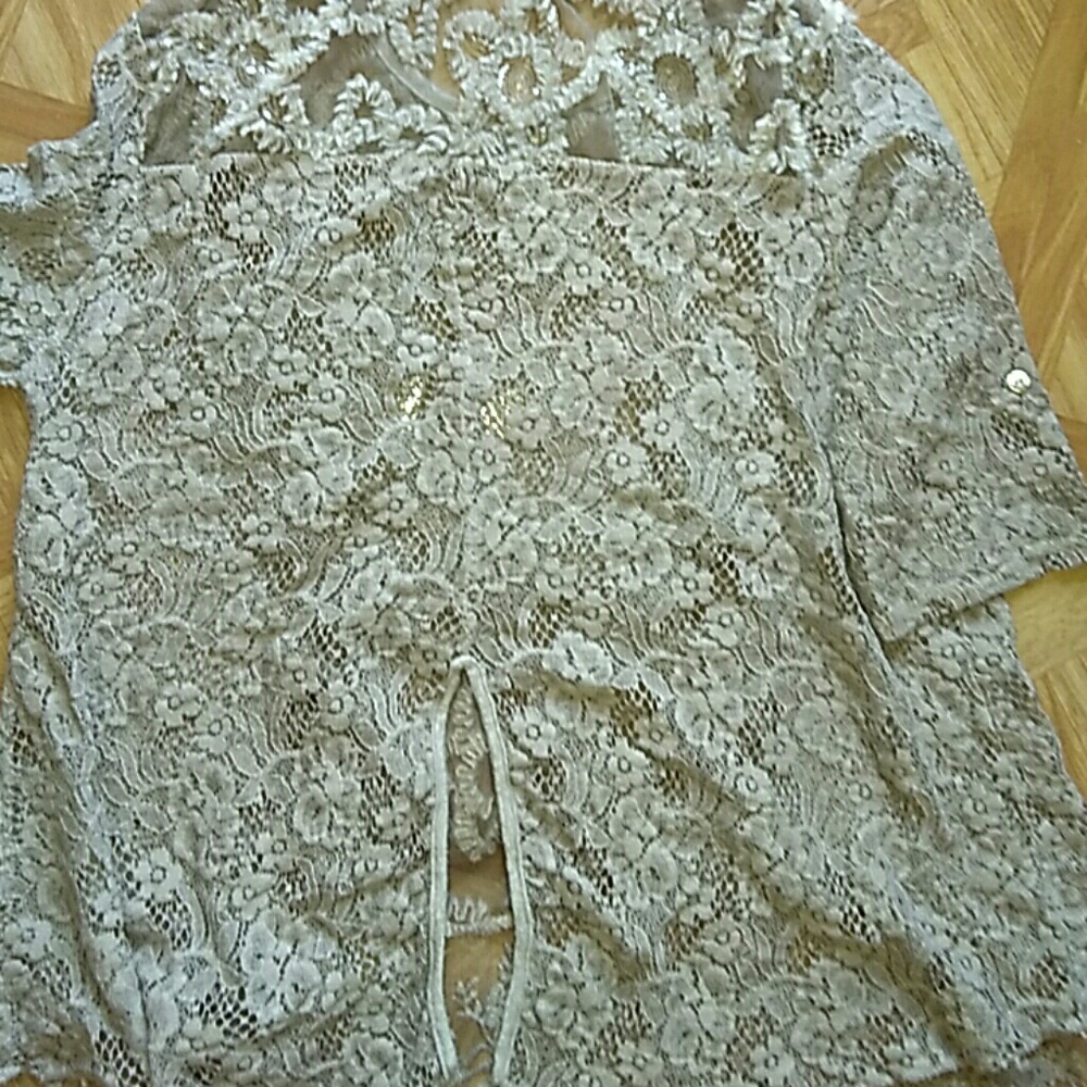 Lace Sequence Top - image 5